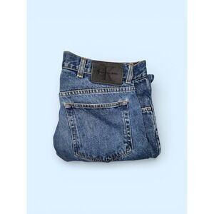 Calvin Klein Easy Fit Dark Stone Wash Denim Jeans Mens 36x32